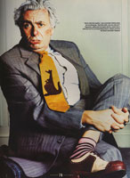Sir Les without a drink in his hand